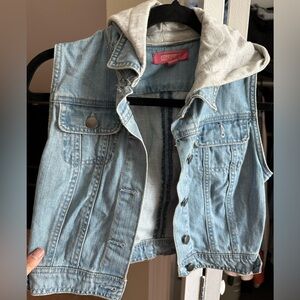 Denim vest jacket